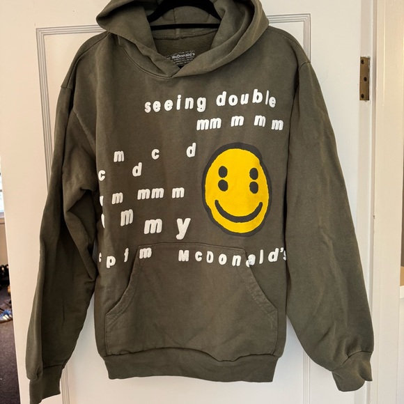 CPFM McDonald's Green Puff Paint Hoodie - Picture 1 of 7
